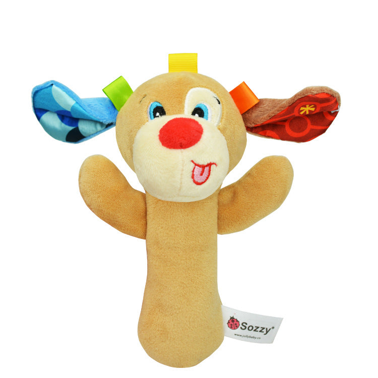 SOZZY Plush Baby Rattle Animal Handheld Toy