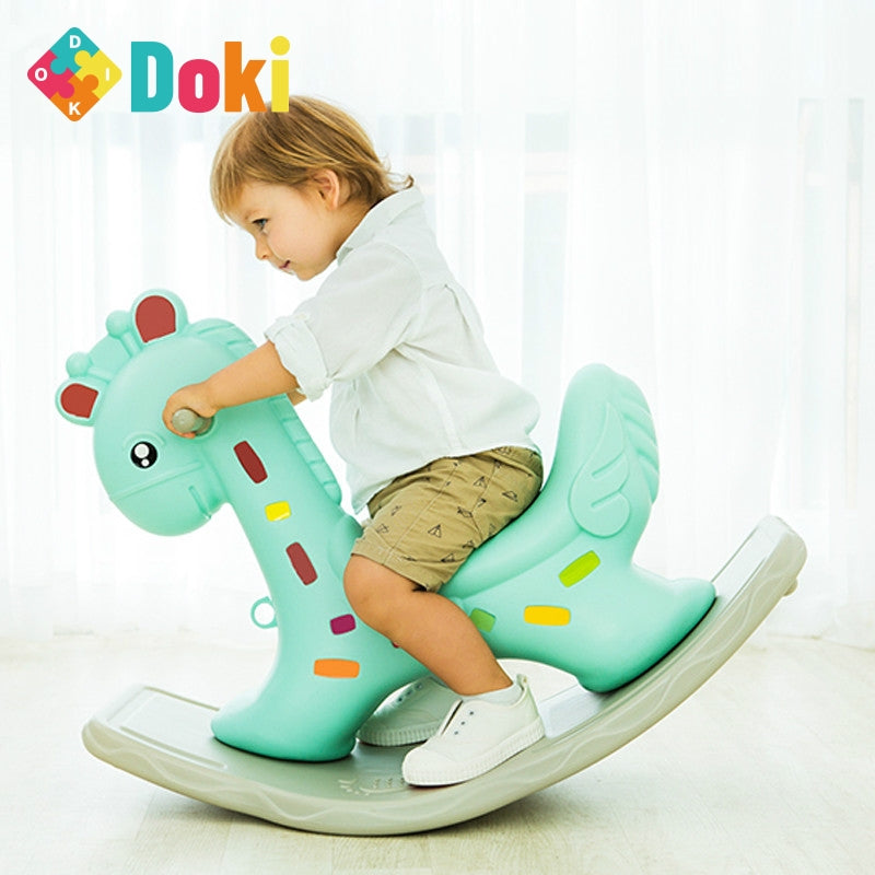 Children's Giraffe Rocking Horse Indoor Balance Ride