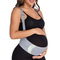 MAMODY Adjustable Pregnancy Belly Support Band (Gray, Small)