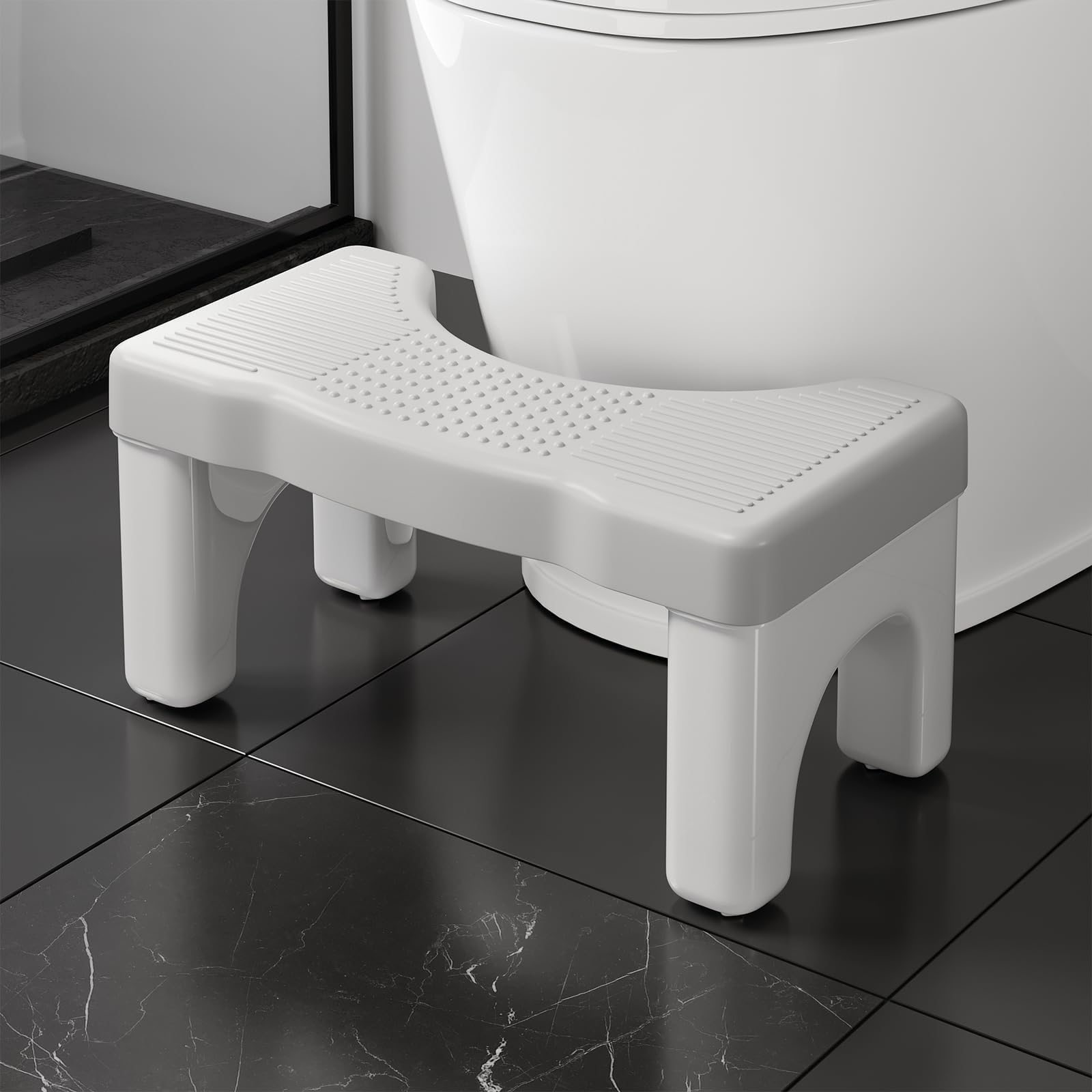 Non-Slip Toddler Potty Training Step Stool - Gray