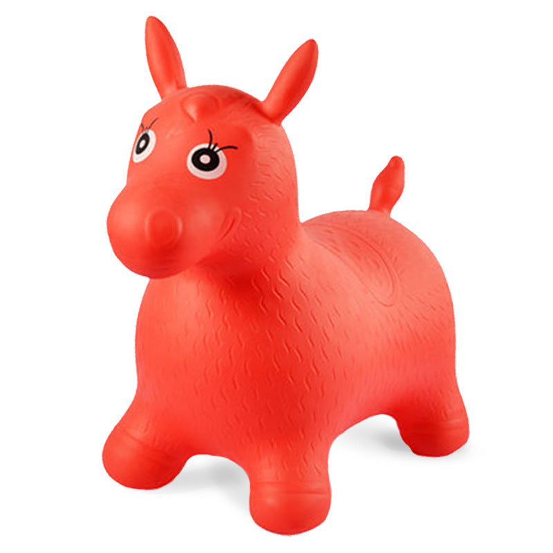 Inflatable Animal Ride-On Toy with Music for Kids